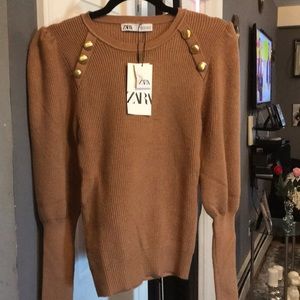 Zara puff sleeve sweater
